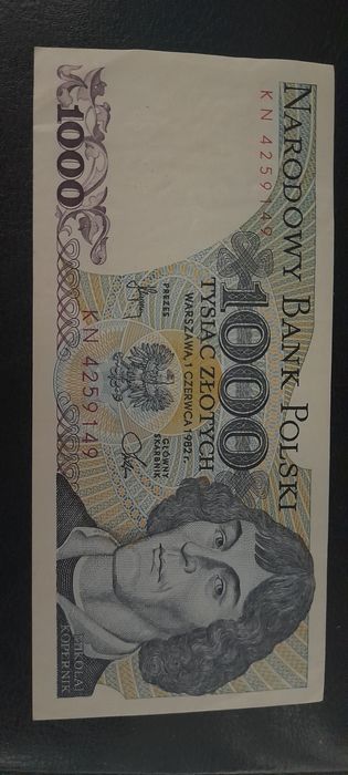 Banknot 1000 złotych nowy