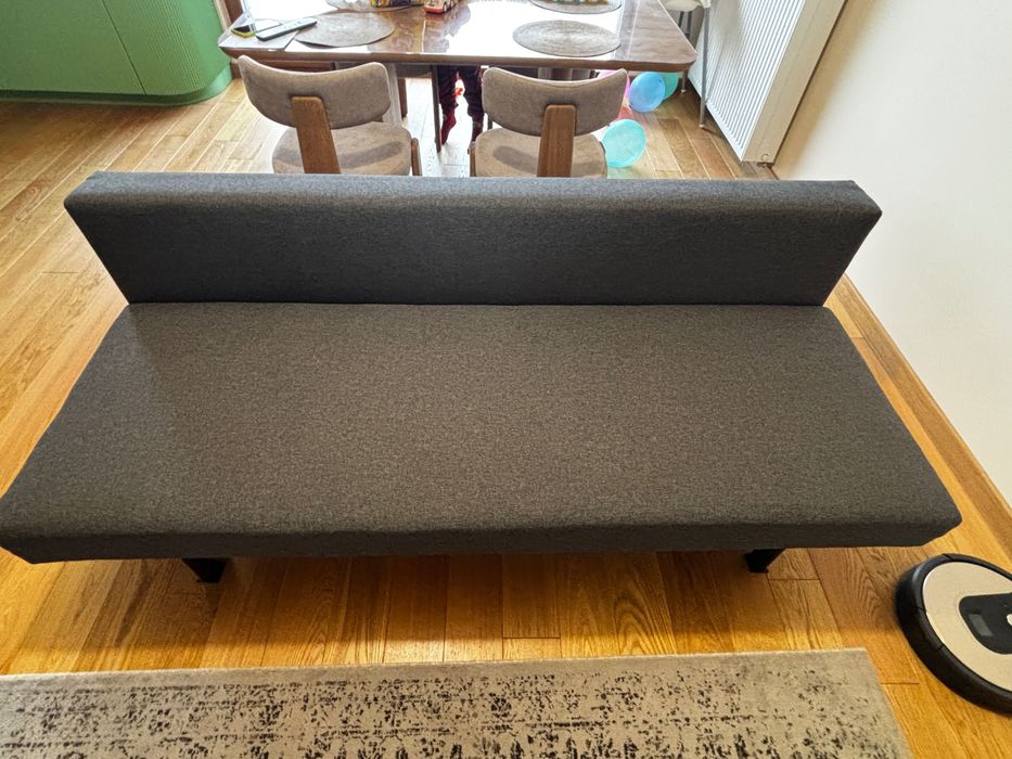 ÄLVDALEN
Sofa 3-osobowa, rozkładana, Knisa szarobeżowy (IKEA)