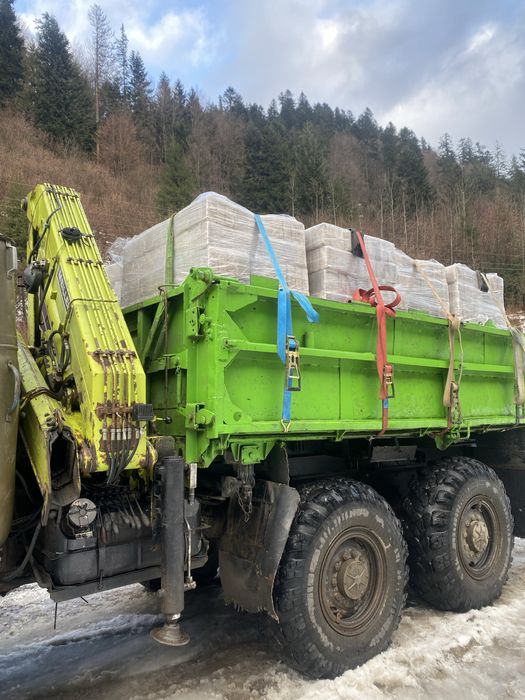 Урал 4320 самоскид з краном маніпулятором