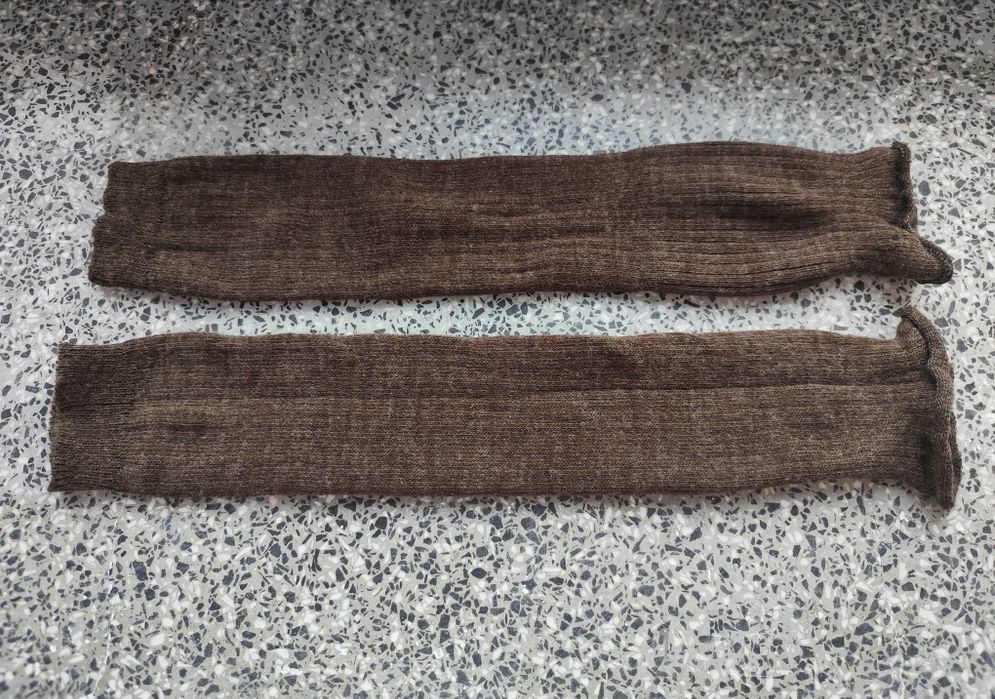 Ocieplacze dwustronne brązowe