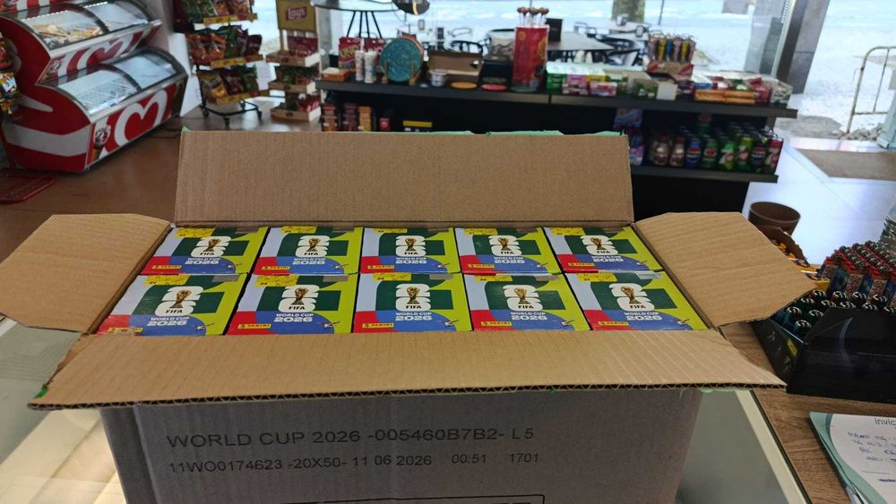 Cromos Mundial 2026 Panini – Muitas saquetas disponíveis