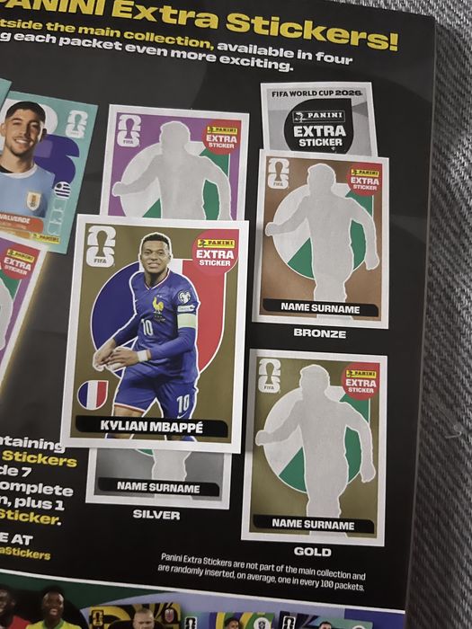 Vendo mbappe gold extra sticker