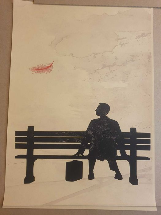 Plakat Forrest Gump A3 30x42 Idealny na Prezent