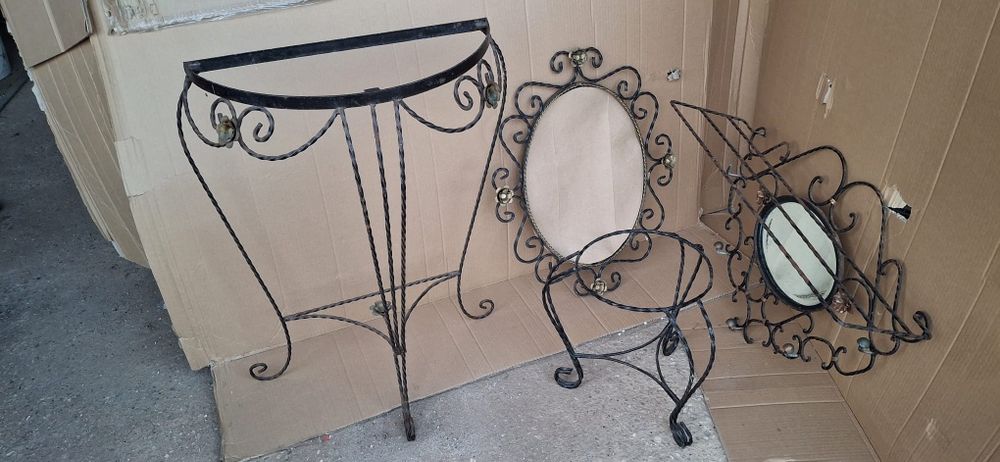 Conjunto quatro peças de decoração