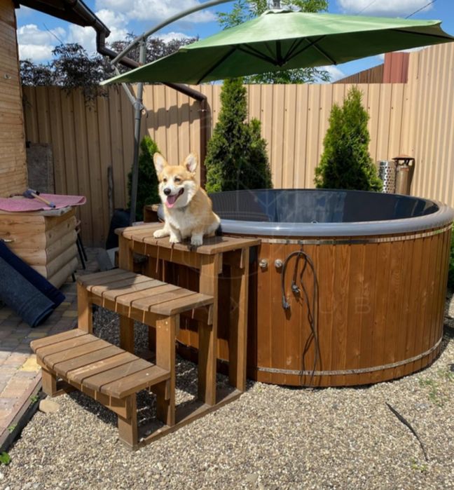 Карпатський Чан! Купіль з джакузі! Офуро! Виробник! Чан на дровах!