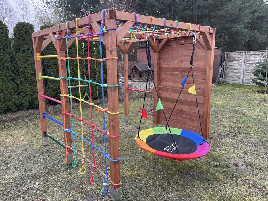 Zręcznościowy plac zabaw dla dzieci, małpi gaj dla dzieci