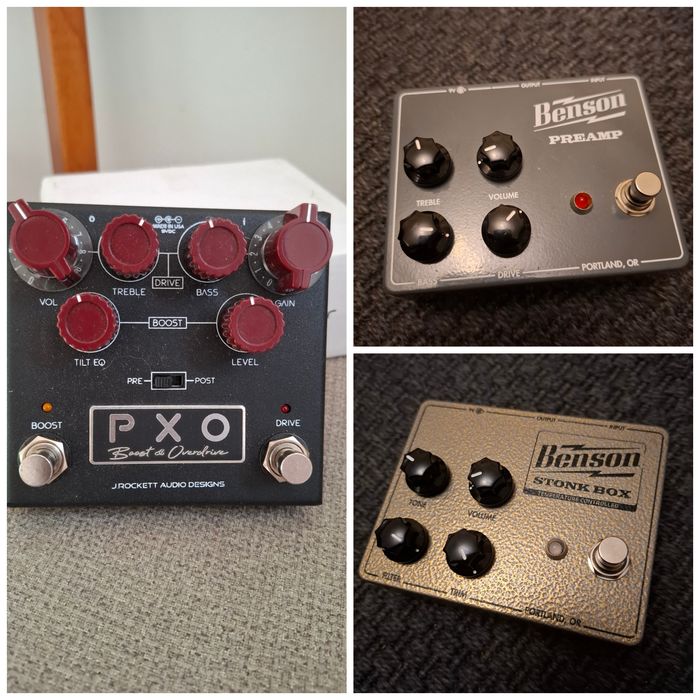 Pedais Benson + J Rockett Audio Designs Manhente • OLX.pt