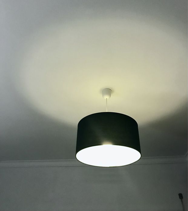 Candeeiro Abajur Preto IKEA (Novo)