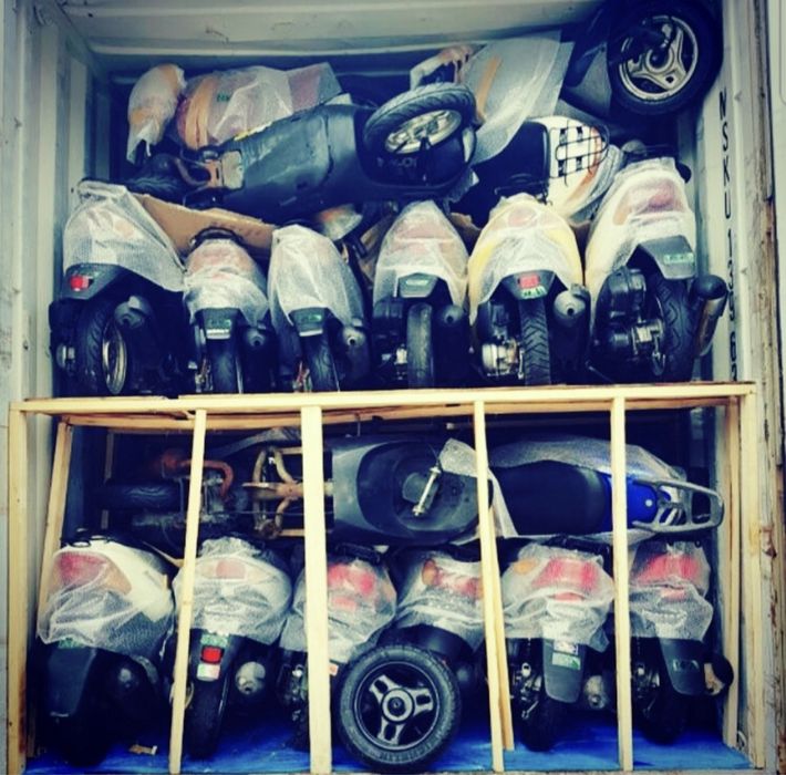 Скутера з контейнера  Великий вибір  Suzuki Let’s