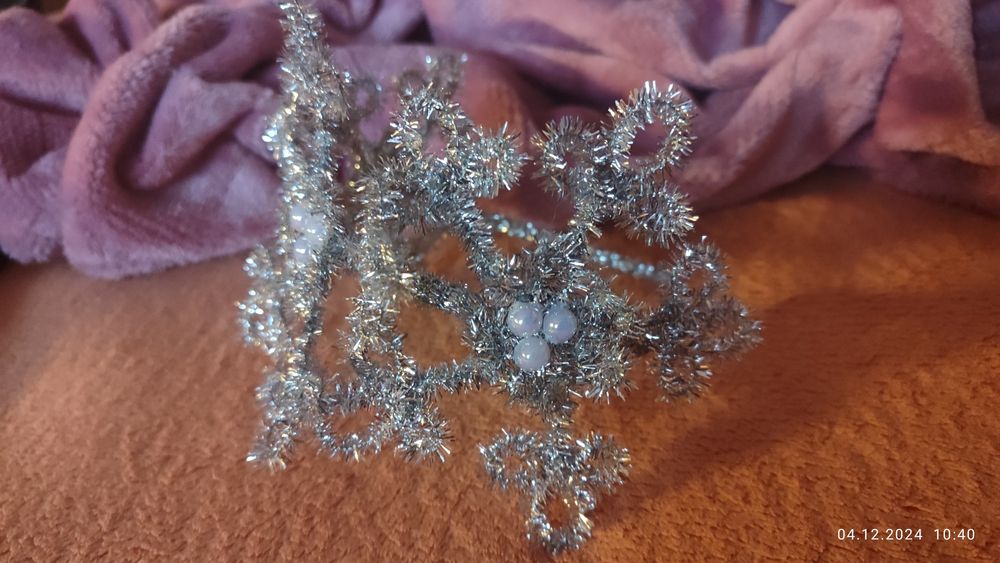 Корона обруч сніжинка