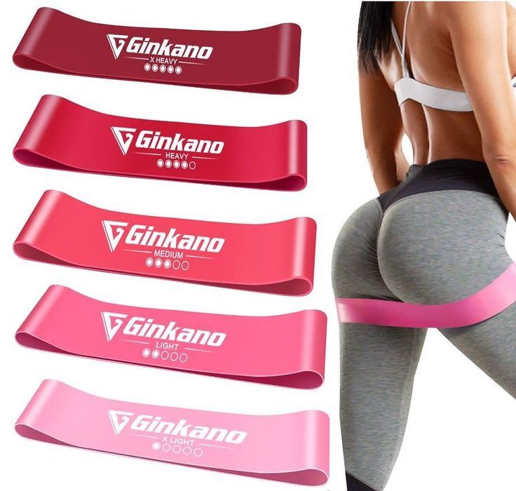 gumy oporowe do ćwiczeń taśmy fitness 5 szt czerwo