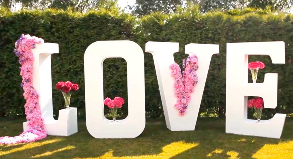 ОБЪЕМНЫЕ БУКВЫ (декор на свадьбу, наружная реклама) ИЗ ПЕНОПЛАСТА ...