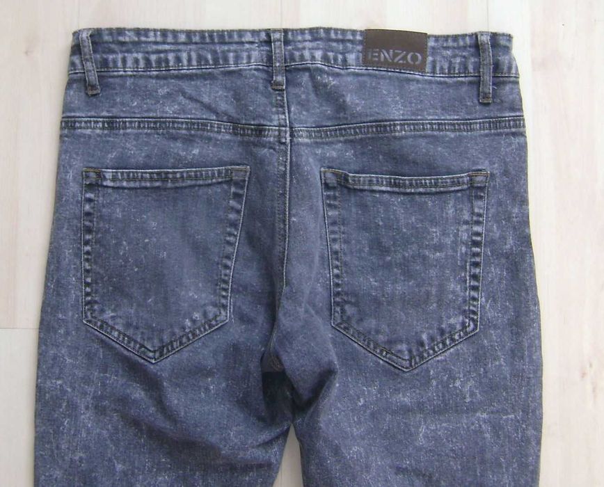 Spodnie jeans dżinsowe h&m męskie roz M