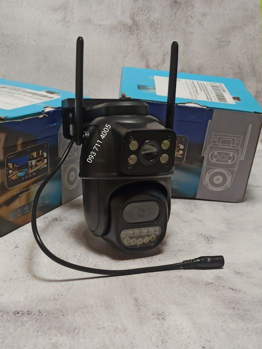 Камера відеоспостереження поворотнаICsee 8MP