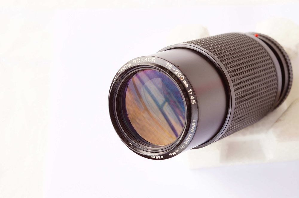Minolta MD Zoom Rokkor 75-200 /4.5 sprawna do NEX FX MFT