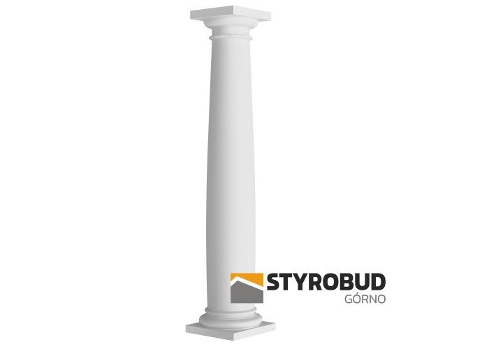 Kolumna Stożkowa, Toskańska, Filar betonowy