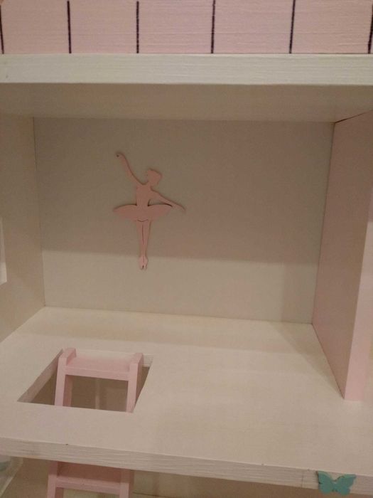 Domek dla lalek Barbie duży drewniany