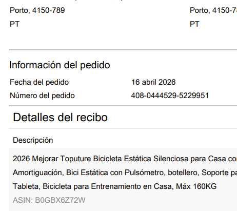 Bicicleta estática nova por 189 eur (custa 274), com voltante de 15 kg - rating 4.8 na Amazon