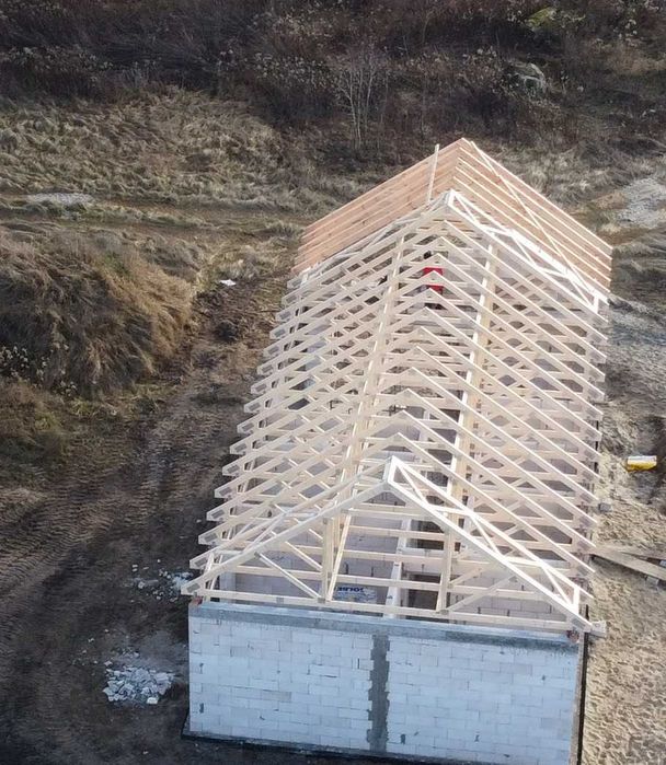 Wiązary dachowe produkcja, projekt , montaż z certyfikatem