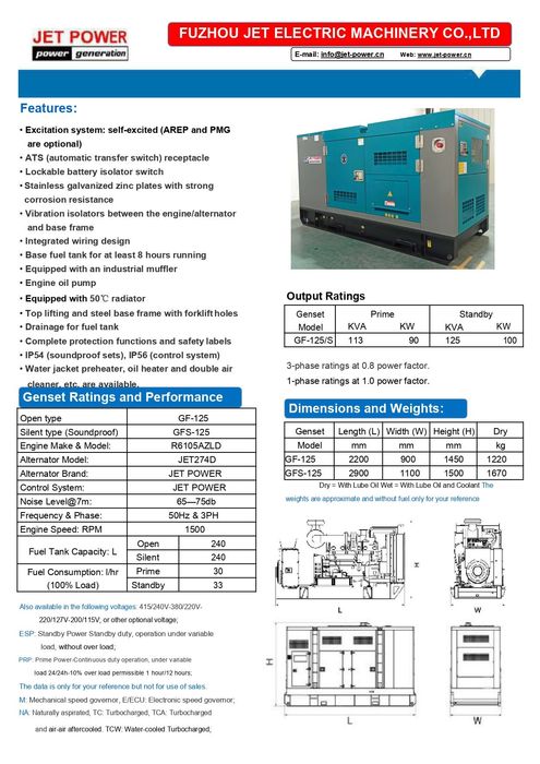 Новий дизельний генератор GF-125/S (125 kva) в наявності