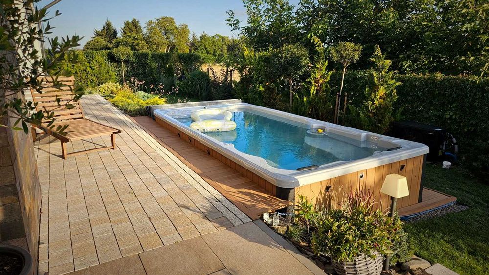 Basen ogrodowy premium 476x225x120cm całoroczny do ogrodu SWIM SPA