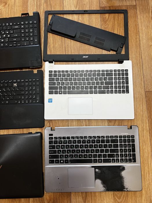 Лот корпусів до ноутбуків Asus x540 x544 K540 R540 A540 D540 F540 та Acer Aspire E5-511 топкейси, клавіатури, верхні кришки , нижні кришки, петлі, тач