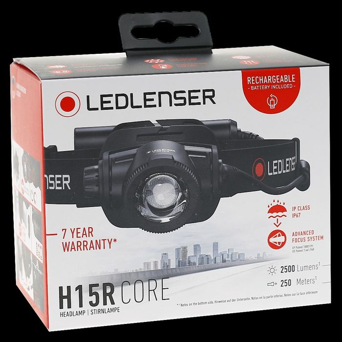 Фонарик Ledlenser H15R Core 2500Lm Lll502123