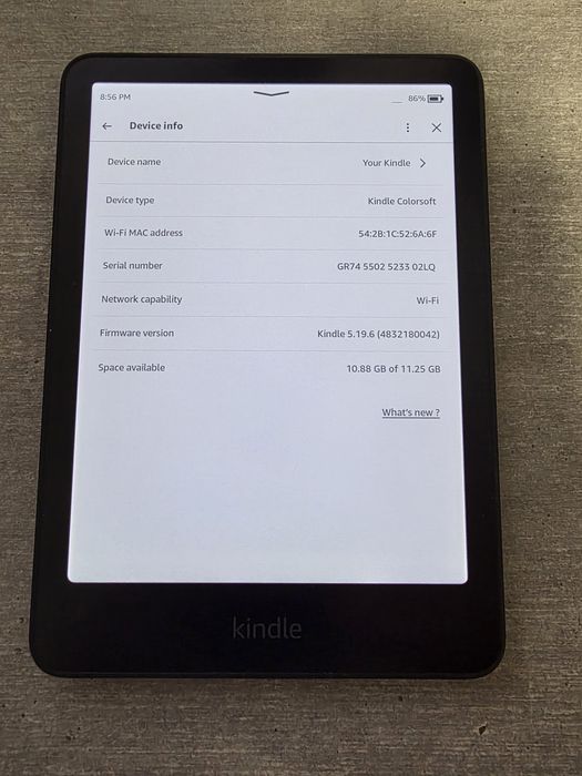 Kindle Paperwhite Colorsoft Signature edition. Як новий. Кольоровий. 16гб
