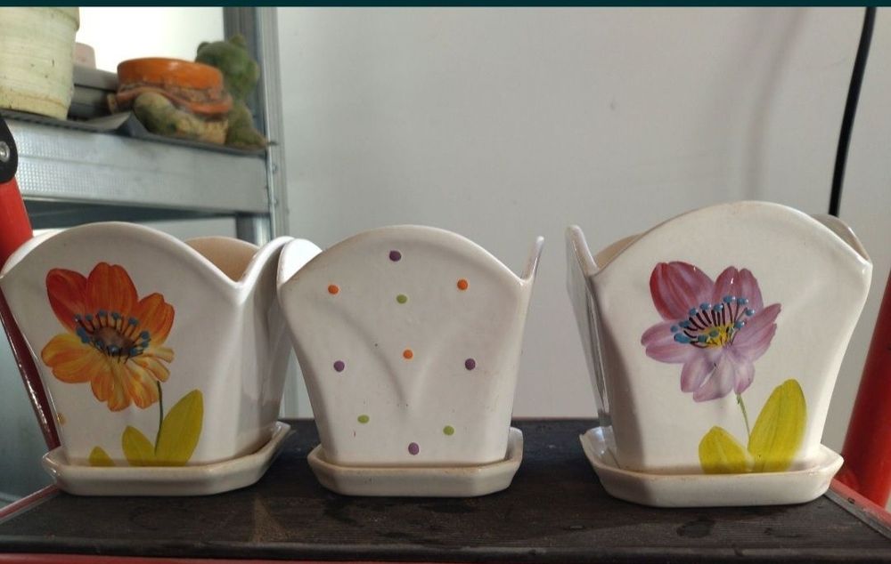 Вазончики цветочные