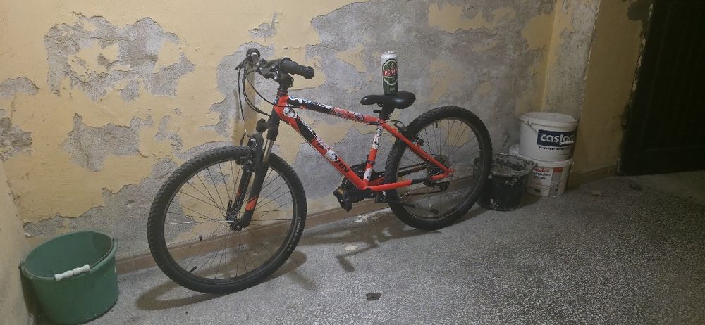 Pomarańczowy Rower B-Twin