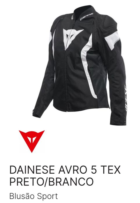 Casaco Motard Dainese Avro 5 TEX