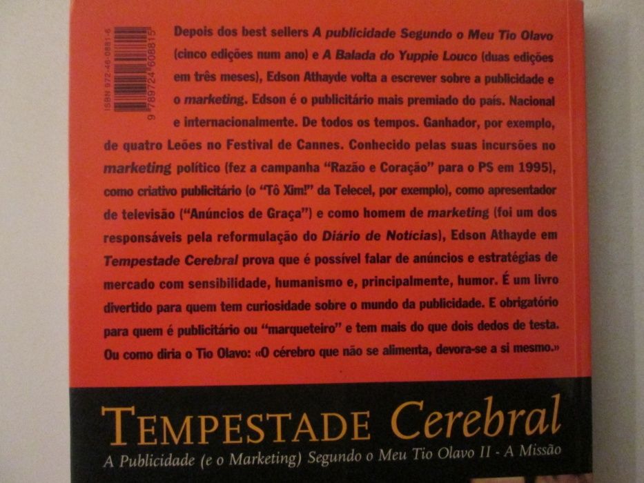 Tempestade cerebral- Edson Athayde