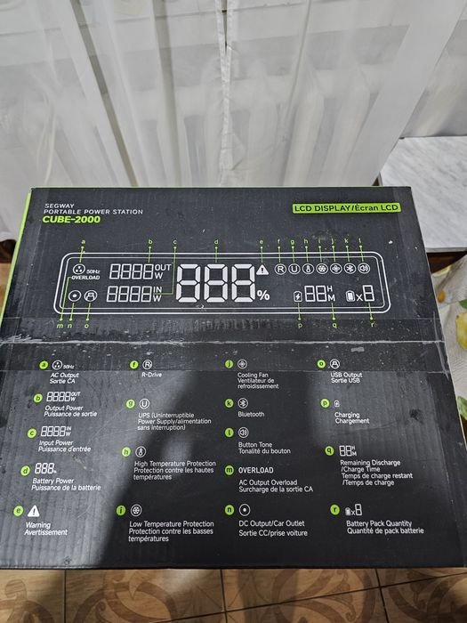 Зарядна станція Segway cube 2000.  2048 вт/год