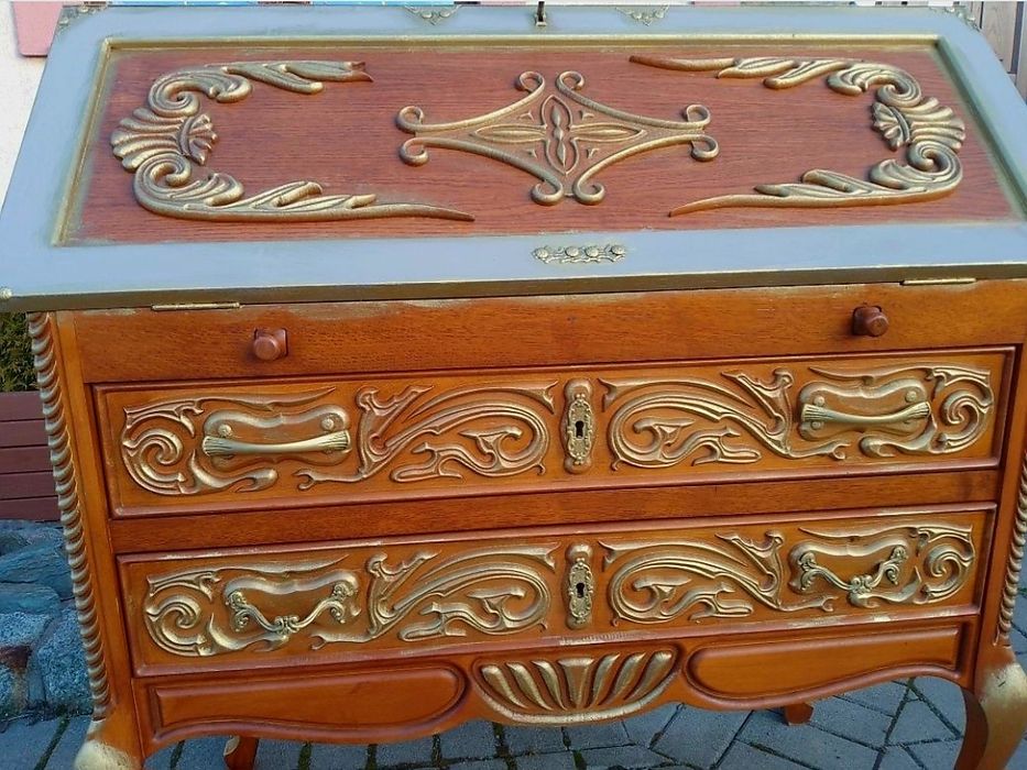 Sekretarzyk Sekretarz Komoda Ludwikowska