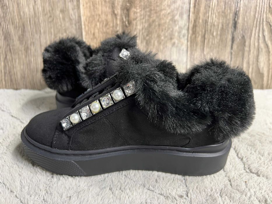 buty damskie skórzane sneakersy guess 35