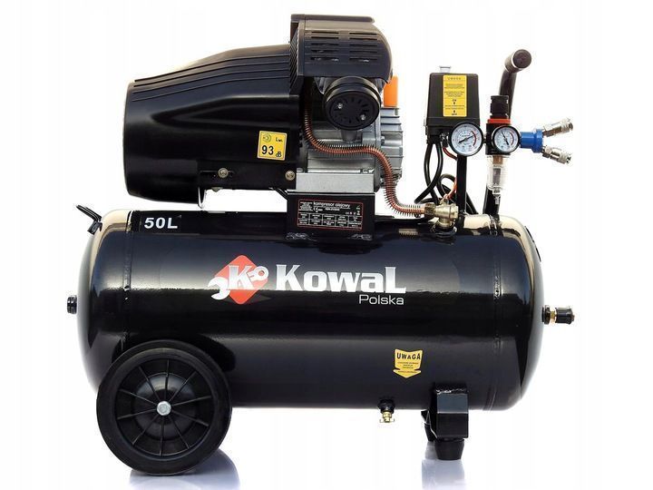 Компрессор KowaL : 3.2 кВт - 50 л. 2-поршневой масляний компресор