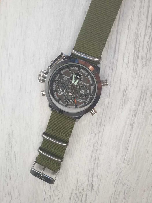 Мужские наручные часы AMST 3003C. Кварцевый и Электронный механизм