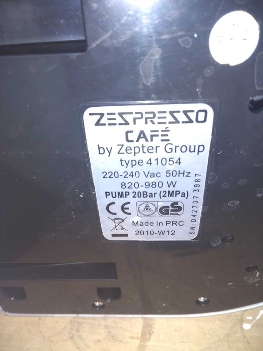 Kapsułkowy ekspres do kawy Zepter