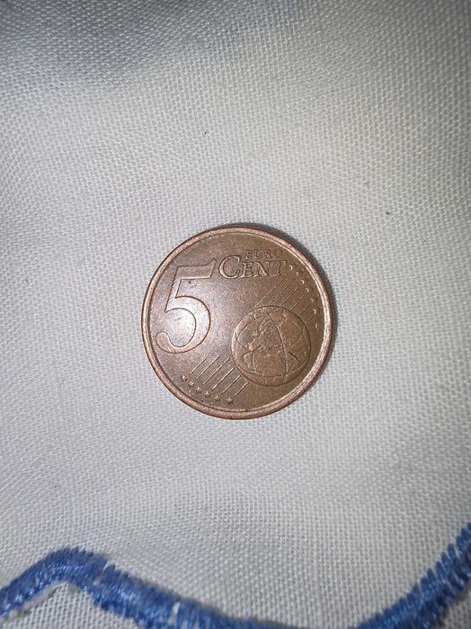 5 cents of euro coin from Spain 1999