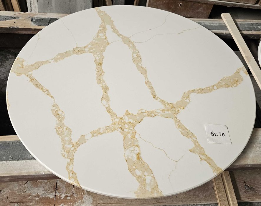 Blat do stolika kawowego, stołu - marmur, granit, konglomerat kwarcowy