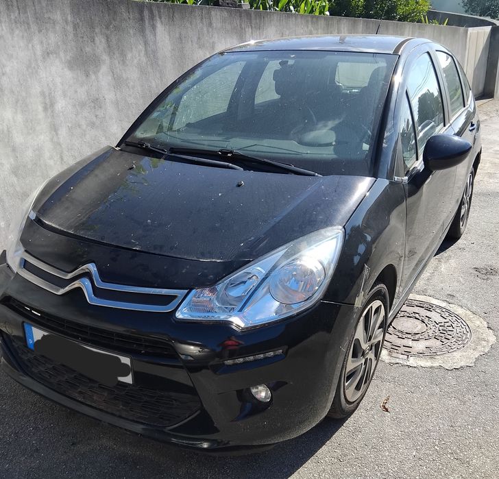 vendo Citroen C3 1.6 blue hdi  nacional de 2016 acidentado salvado