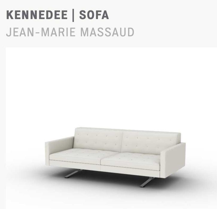Sofá Poltrona Frau Kennedee de 2 Lugares - Top design !