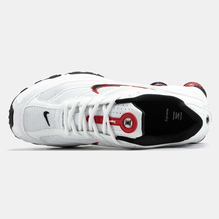 Мужские кроссовки Nike Shox Ride 2 SP x Supreme White&Red. 40-45