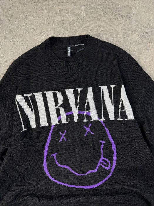 Czarny Sweter Nirvana Big Logo