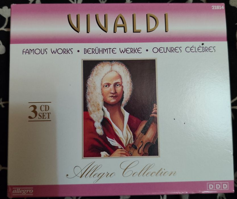 Caixa 3 CDs Vivaldi - Famous Works / Allegro Collection (Como Novo)