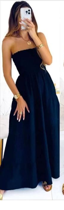 Sukienka długa czarna