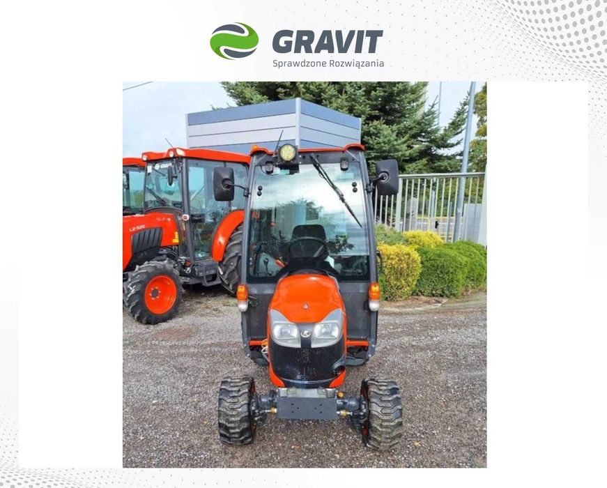 Ciągnik komunalny KUBOTA BX231CAB - od dealera, GWARANCJA, pług GRATIS