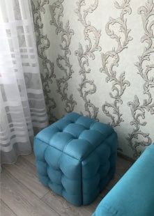 Пуф 5 в 1 сірий велюр пуф Трансформер велюр під замовлення