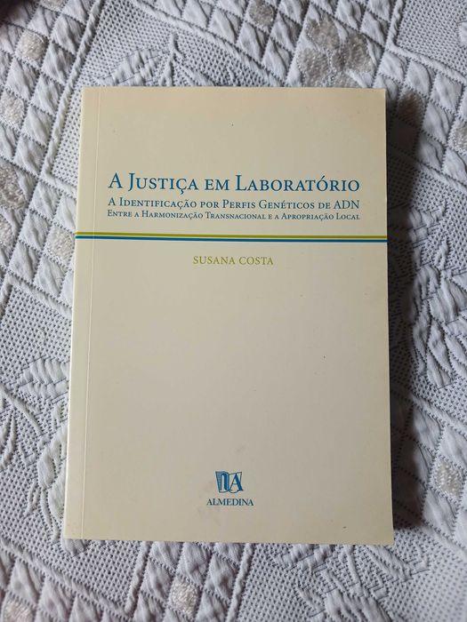 Livro A Justiça em Laboratório - Susana Costa