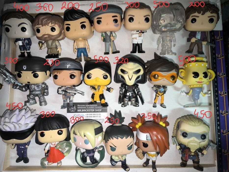 Фігурки Фанко Поп без коробок Funko Pop фнаф Фортнайт овервотч фильм